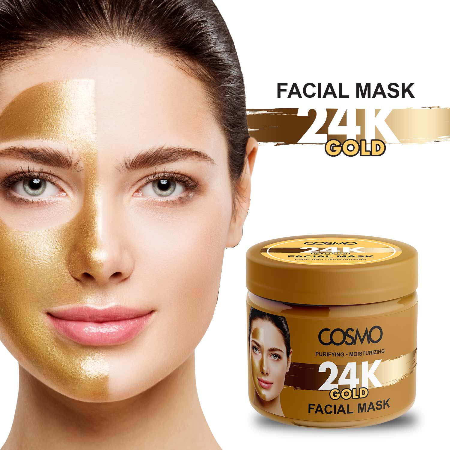 24K Gold Facial Mask